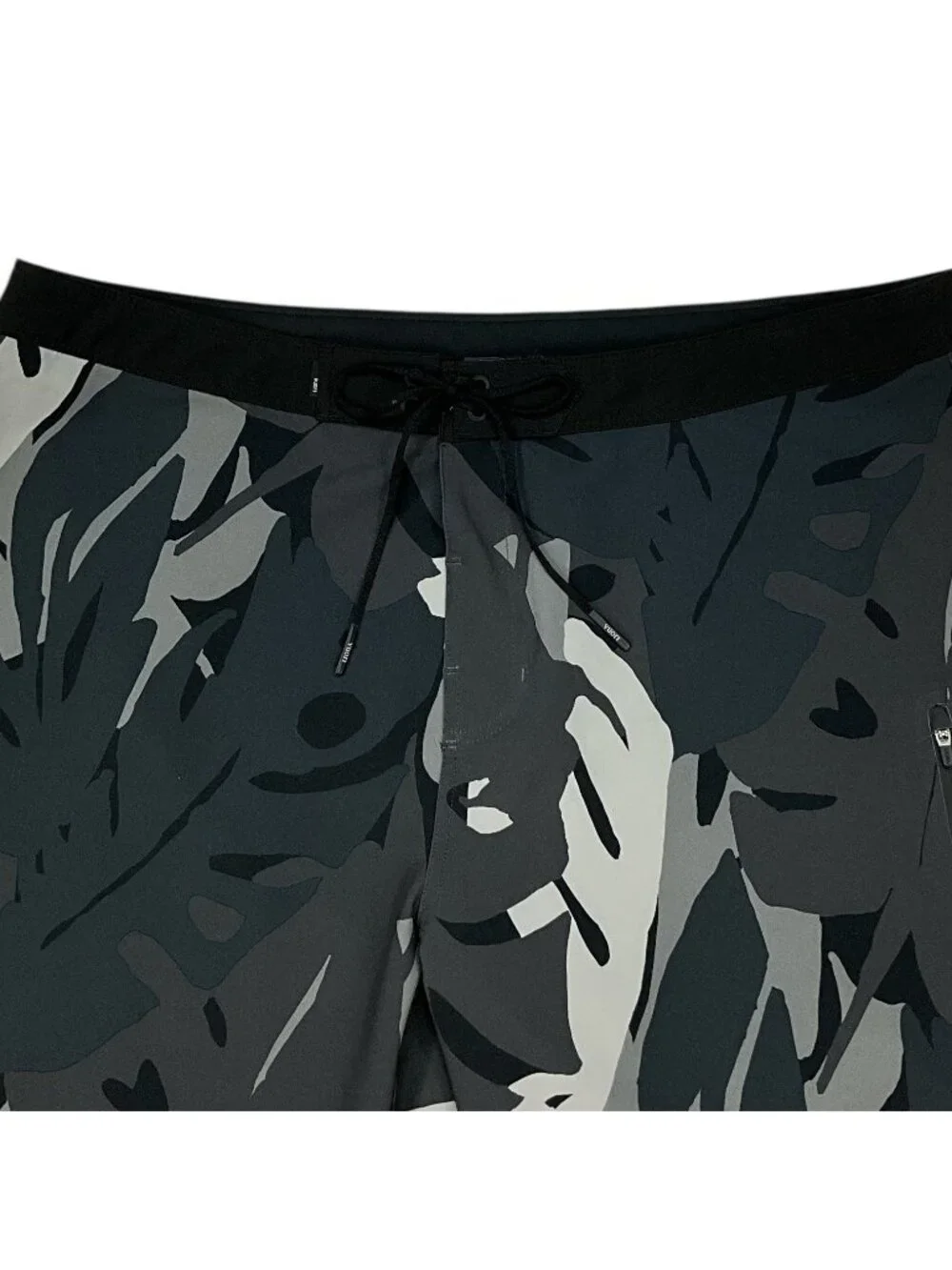 Vuori Infinity Boardshort Swimsuit 38 Charcoal Leaves Swimwear
